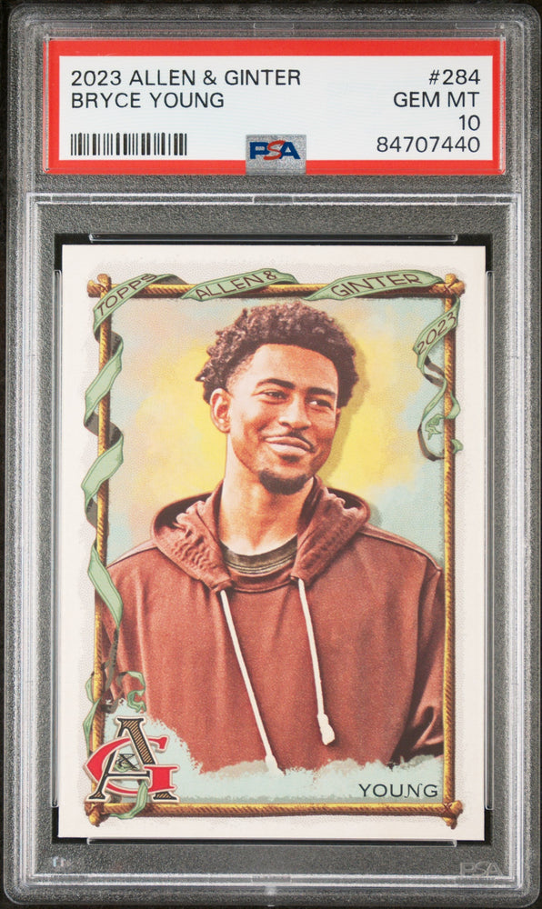 2023 TOPPS ALLEN & GINTER BRYCE YOUNG  #284 - PSA 10 ROOKIE CARD (Online Order Only)