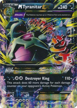 M Tyranitar EX (43/98) (Jumbo Card) [XY: Ancient Origins] (Online Only)