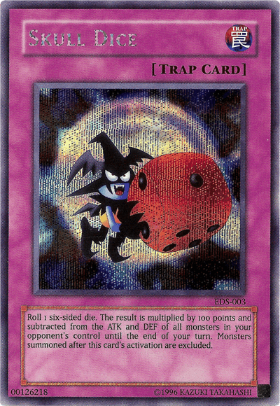 Skull Dice [EDS-003] Secret Rare (ONLINE ORDER ONLY)