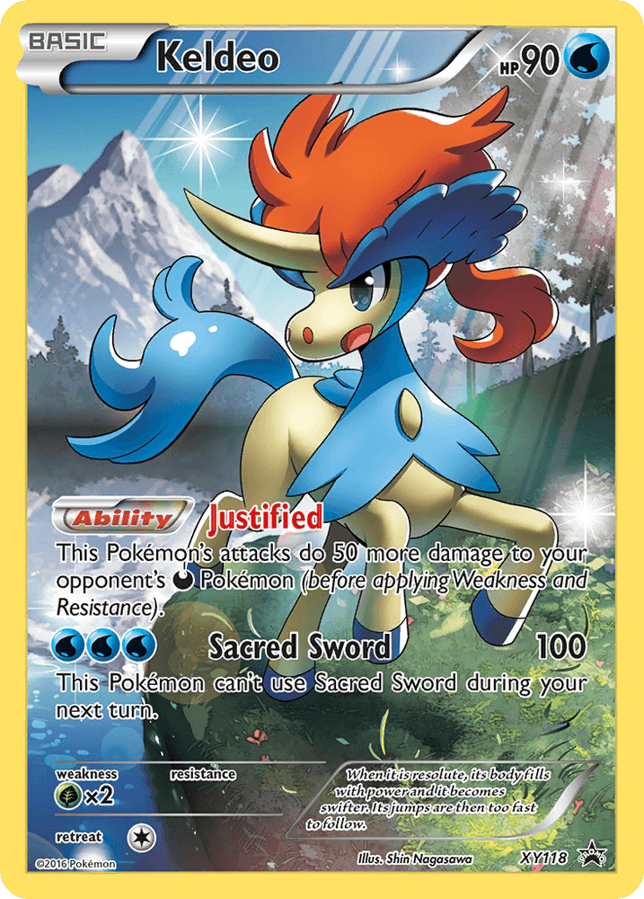 Keldeo (XY118) [XY: Black Star Promos] (Online Only)