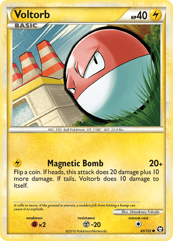 Voltorb (83/102) [HeartGold & SoulSilver: Triumphant] (Online Only)