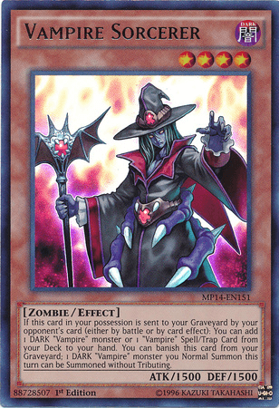 Vampire Sorcerer [MP14-EN151] Ultra Rare (ONLINE ORDER ONLY)