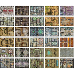 Big Book of Battle Mats - Cells & Shrines (Online Order Only)