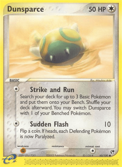 Dunsparce (60/100) [EX: Sandstorm] (Online Only)