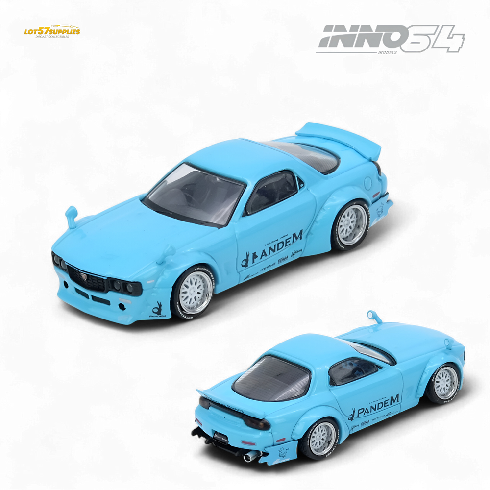 (Pre-Order) Inno64 Pandem Rocket Bunny RX7 FD3S - Tiff Blue 1:64 (ONLINE ORDER ONLY)