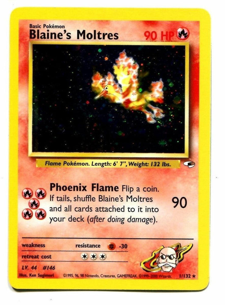 Blaine's Moltres (1/132) [Gym Heroes Unlimited] (Online Only)