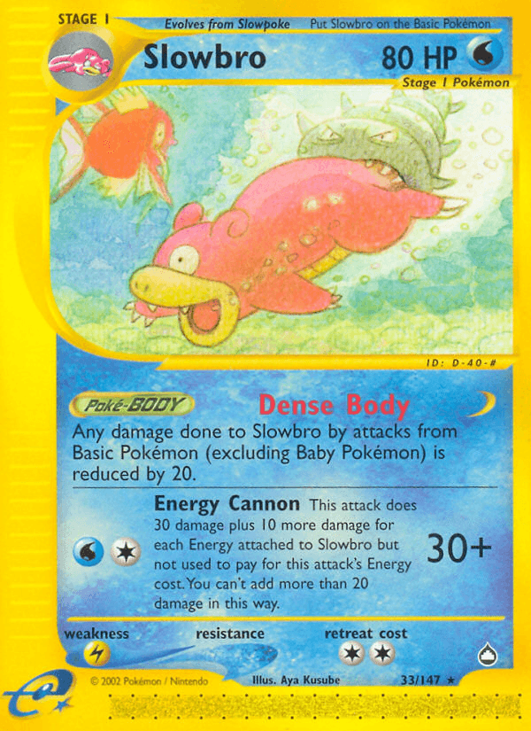 Slowbro (33/147) [Aquapolis] (Online Only)