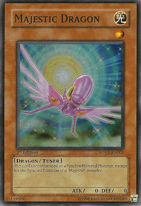 Majestic Dragon [SOVR-EN001] Super Rare (ONLINE ORDER ONLY)