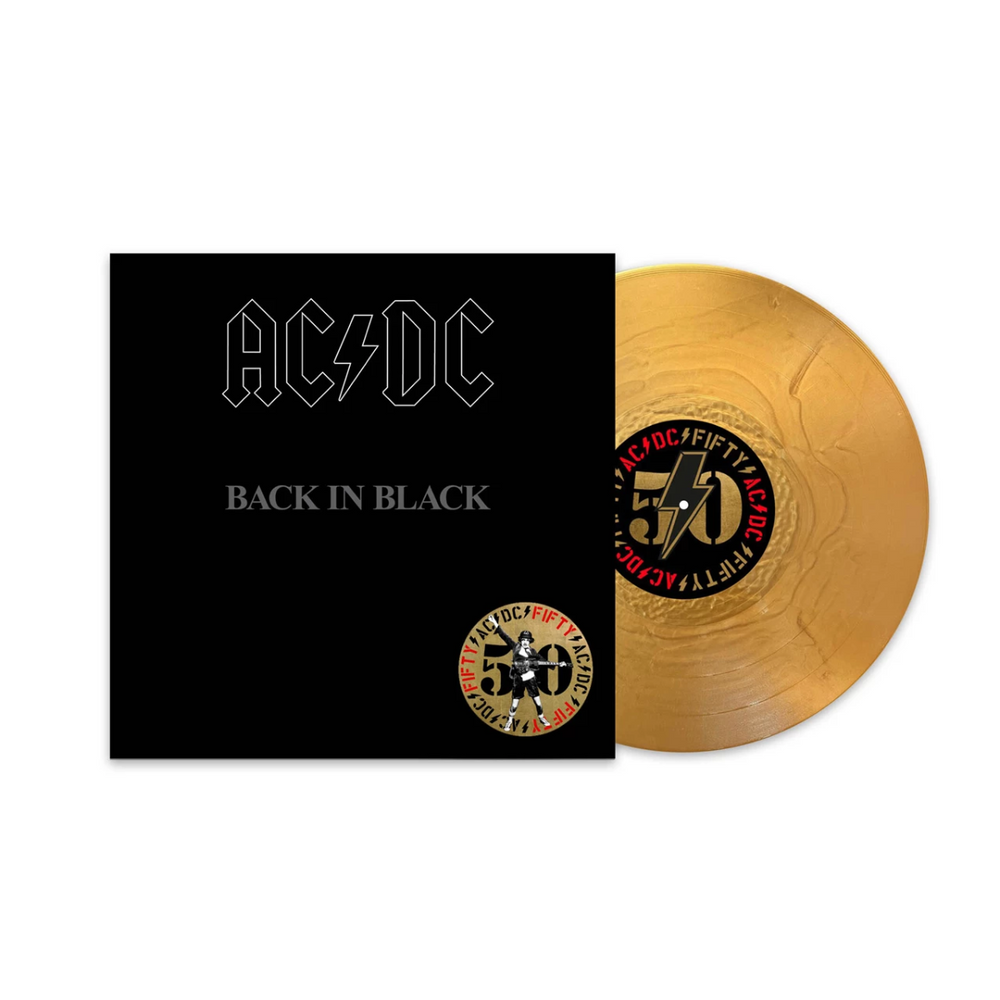 Back In Black (50th Anniversary Edition, Gold Color Vinyl) [Vinyl] (ONLINE ORDER ONLY)