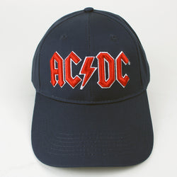 AC/DC Classic Logo Embroidered Snapback Hat (ONLINE ORDER ONLY)