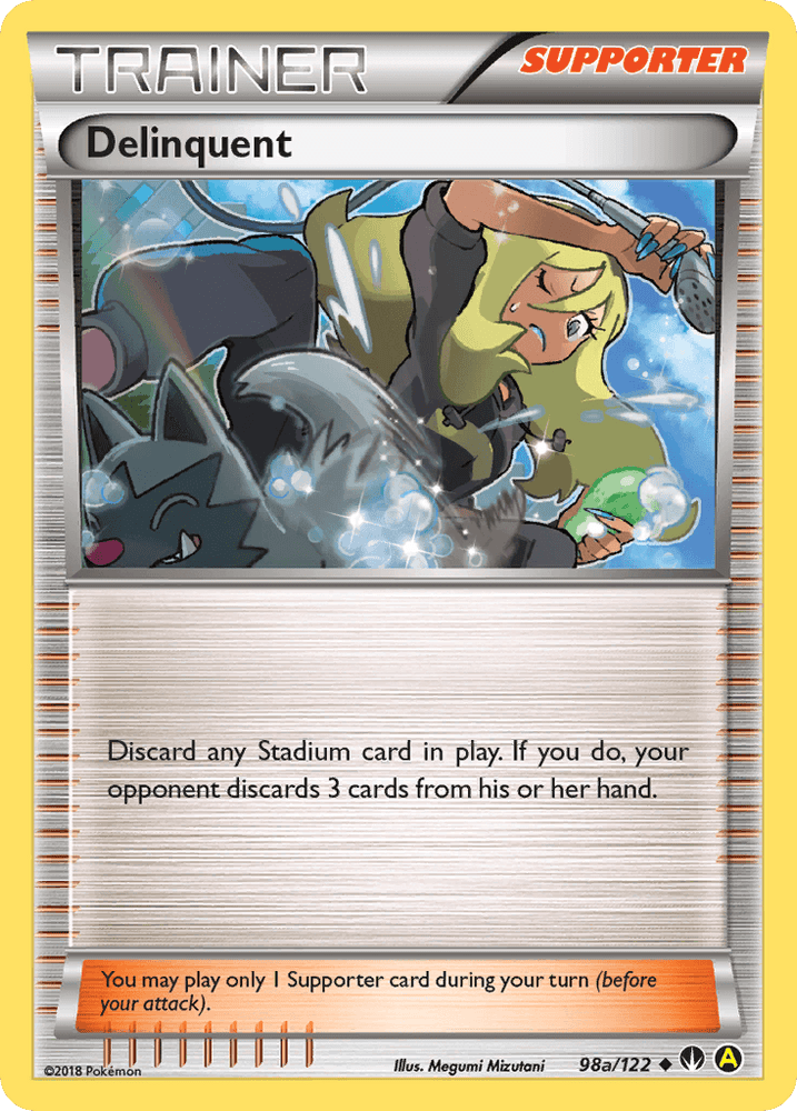 Delinquent (98a/122) [Alternate Art Promos] (Online Only)