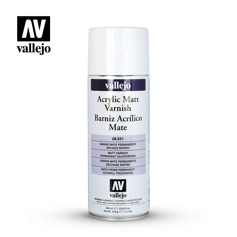 Auxiliary Product: Acrylic Matt Spray Varnish (ONLINE ORDER ONLY)