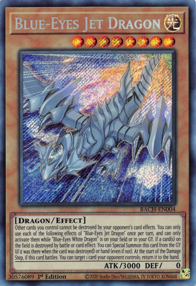 Blue-Eyes Jet Dragon [BACH-EN004] Starlight Rare (ONLINE ORDER ONLY)