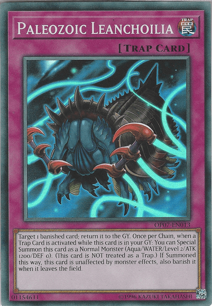 Paleozoic Leanchoilia [OP07-EN013] Super Rare (ONLINE ORDER ONLY)