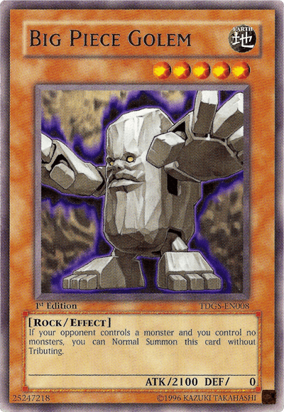 Big Piece Golem [TDGS-EN008] Rare (ONLINE ORDER ONLY)