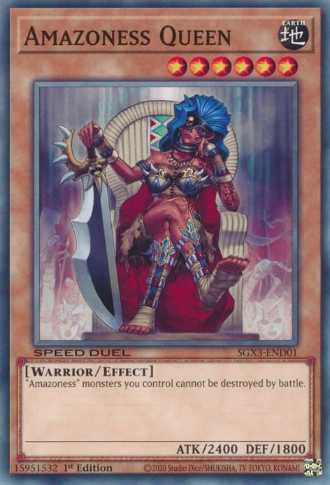 Amazoness Queen [SGX3-END01] Common (ONLINE ORDER ONLY)