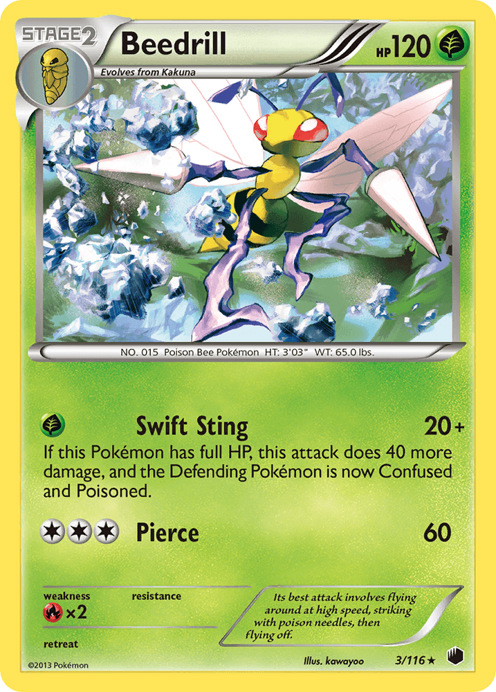 Beedrill (3/116) [Black & White: Plasma Freeze] (Online Only)