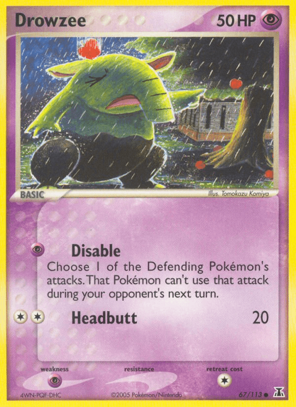 Drowzee (67/113) [EX: Delta Species] (Online Only)