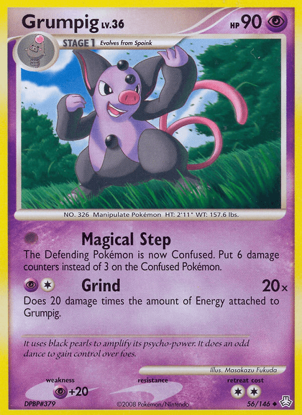 Grumpig (56/146) [Diamond & Pearl: Legends Awakened] (Online Only)