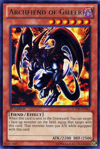 Archfiend of Gilfer [LCYW-EN042] Rare (ONLINE ORDER ONLY)