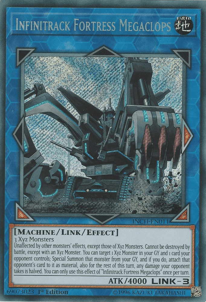 Infinitrack Fortress Megaclops [INCH-EN011] Secret Rare (ONLINE ORDER ONLY)