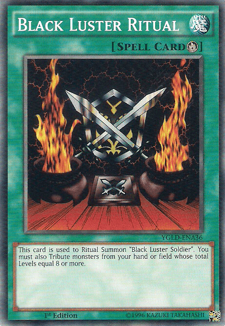 Black Luster Ritual [YGLD-ENA36] Common (ONLINE ORDER ONLY)
