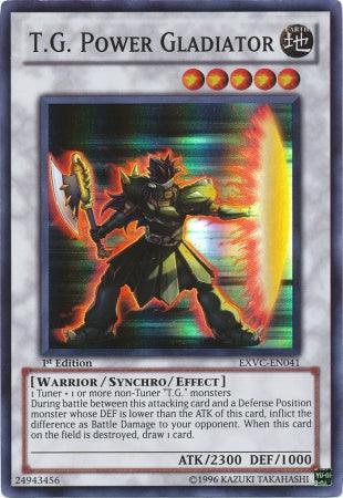 T.G. Power Gladiator [EXVC-EN041] Super Rare (ONLINE ORDER ONLY)