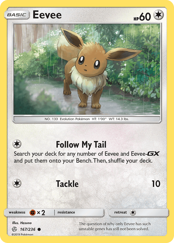 Eevee (167/236) [Sun & Moon: Cosmic Eclipse] (Online Only)