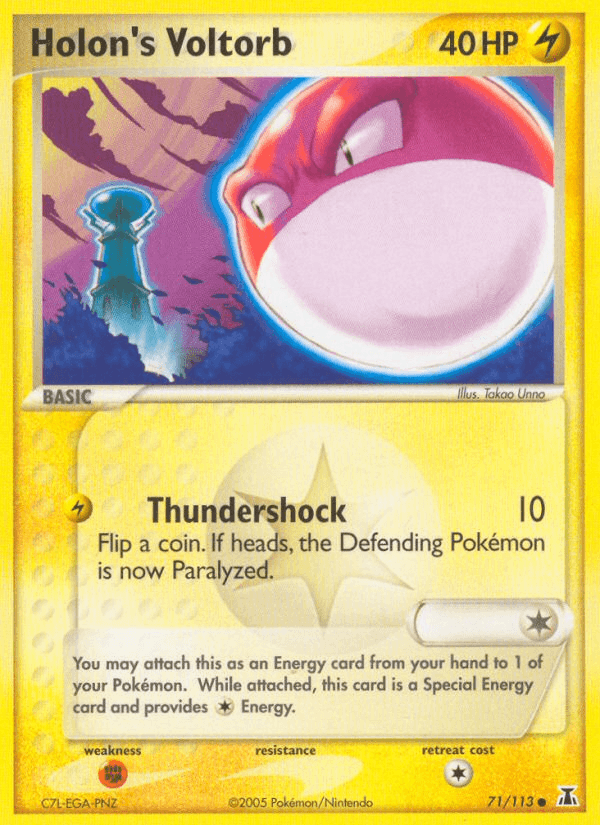Holon's Voltorb (71/113) [EX: Delta Species] (Online Only)