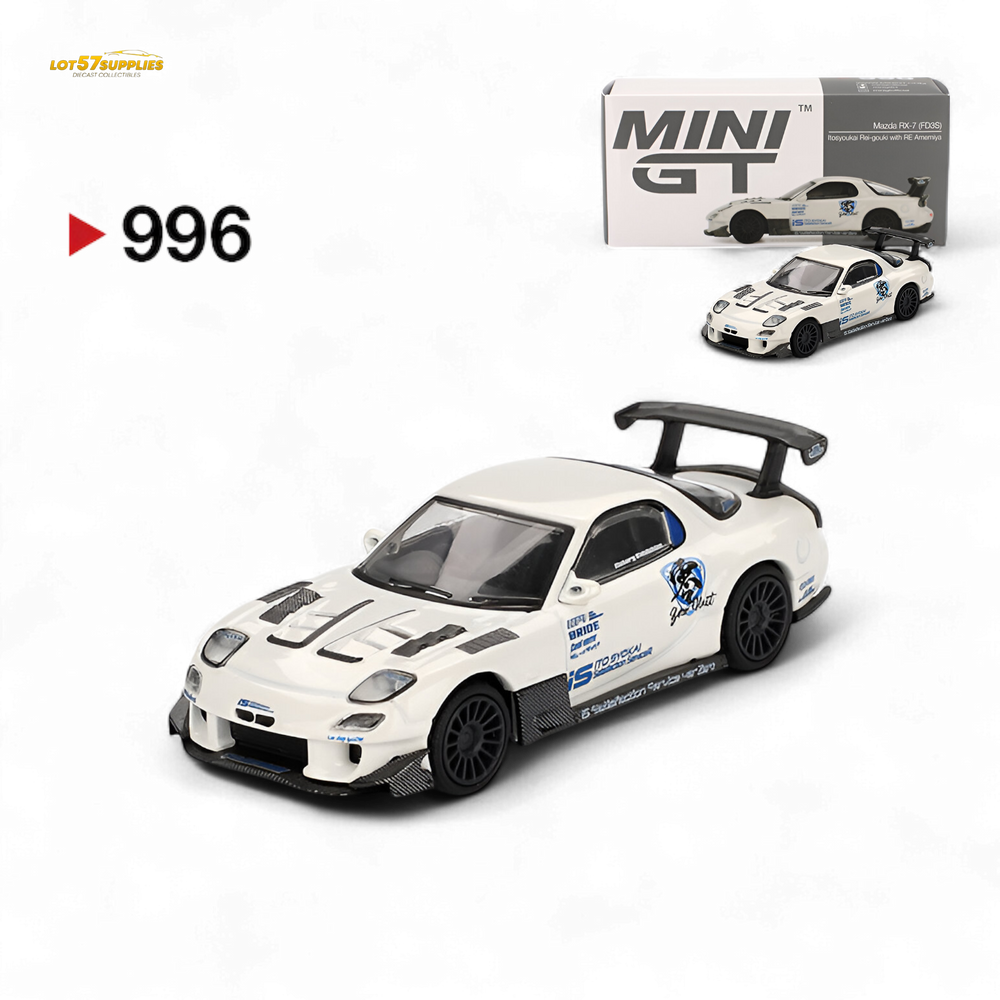 Mini-GT Mazda RX-7 (FD3S) Itosyoukai Rei-gouki withRE Amemiya MGT00996 1:64 (ONLINE ORDER ONLY)