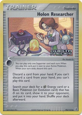 Holon Researcher (95/113) (Stamped) [EX: Delta Species] (Online Only)