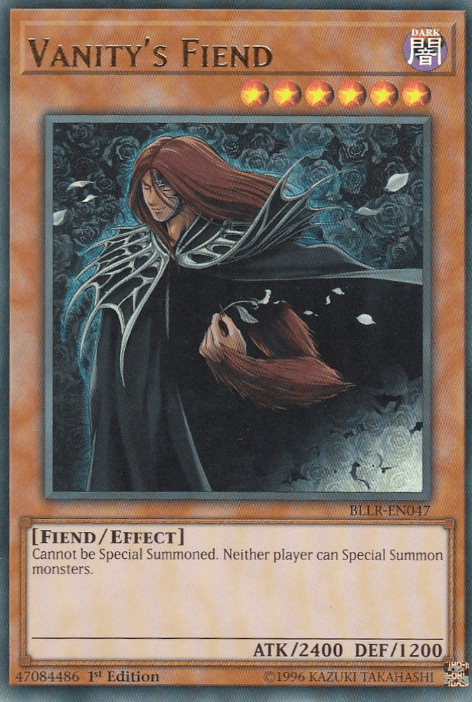 Vanity's Fiend [BLLR-EN047] Ultra Rare (ONLINE ORDER ONLY)