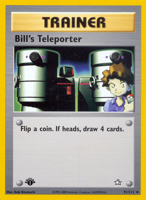 Bill's Teleporter (91/111) [Neo Genesis 1st Edition] (Online Only)