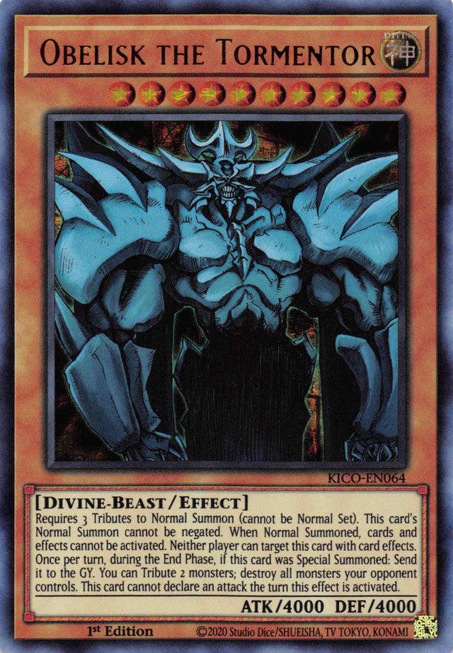 Obelisk the Tormentor (Ultra Pharaoh's Rare) [KICO-EN064] Ultra Pharaoh's Rare (ONLINE ORDER ONLY)