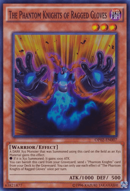 The Phantom Knights of Ragged Gloves [OP02-EN007] Super Rare (ONLINE ORDER ONLY)