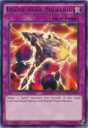 Divine Relic Mjollnir [LC5D-EN196] Rare (ONLINE ORDER ONLY)