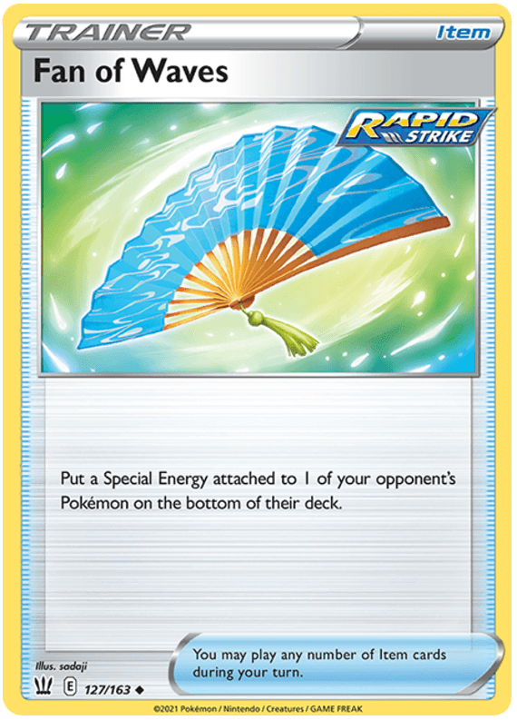 Fan of Waves (127/163) [Sword & Shield: Battle Styles] (Online Only)