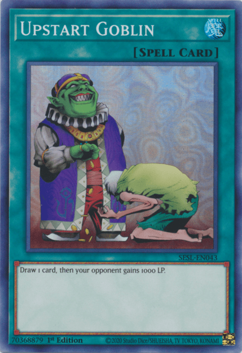 Upstart Goblin [SESL-EN043] Super Rare (ONLINE ORDER ONLY)