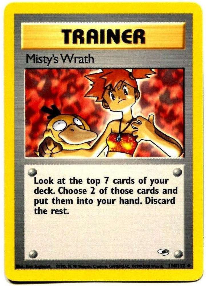 Misty's Wrath (114/132) [Gym Heroes Unlimited] (Online Only)
