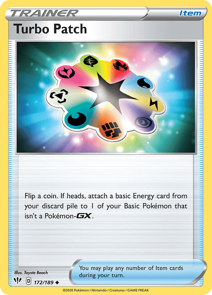 Turbo Patch (172/189) [Sword & Shield: Darkness Ablaze] (Online Only)