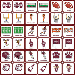 Mississippi State Bulldogs Matching Game