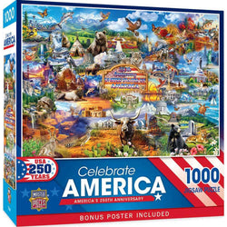 Celebrate America - America's 250th Anniversary 1000 Piece Jigsaw Puzzle
