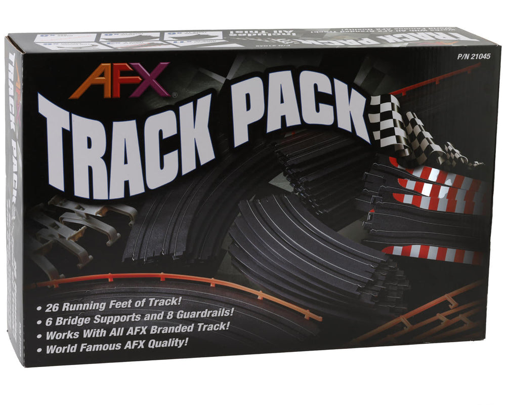 AFX HO Slot Car Track Expansion Pack with 26 ft of Track – 21045