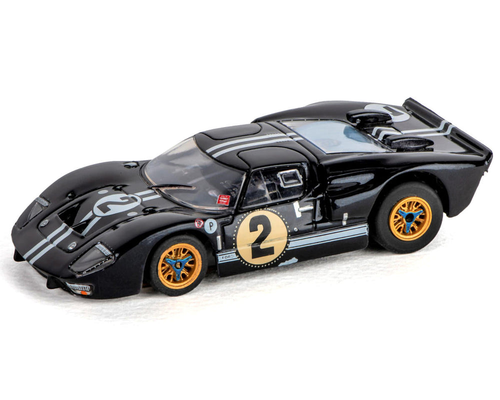AFX 1966 Ford GT40 MkIIB #2 Sebring Miles/Ruby Nightmist Blue HO Scale Slot Car – 22031