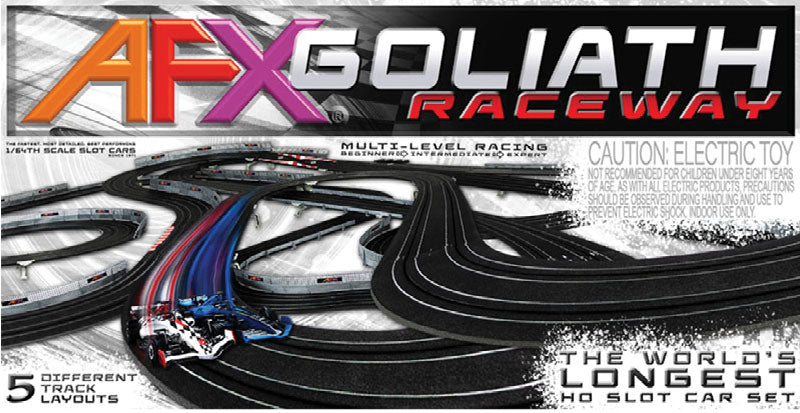 AFX Goliath HO Scale Slot Car Raceway Set – 22040