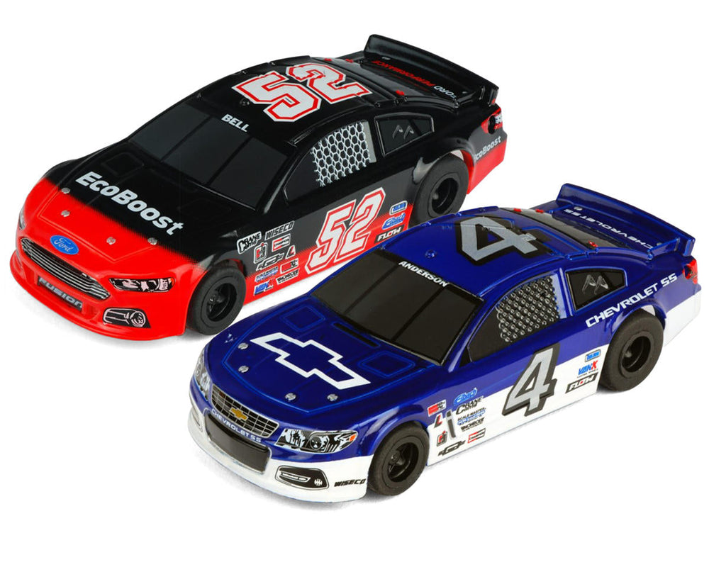 AFX Stock Car 2-Pack Blue & Black HO Scale Slot Cars – 22041