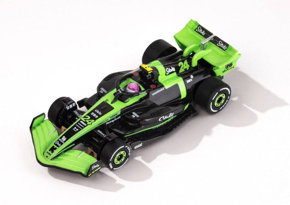 AFX Sauber F1 C44 #24 Zhou Guanyu Stake Full Year HO Scale Slot Car – 22092