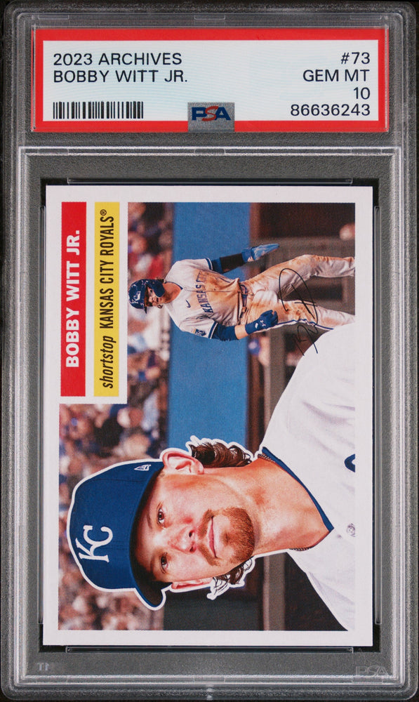 2023 TOPPS ARCHIVES BOBBY WITT JR.  #73 - PSA 10 (Online Order Only)