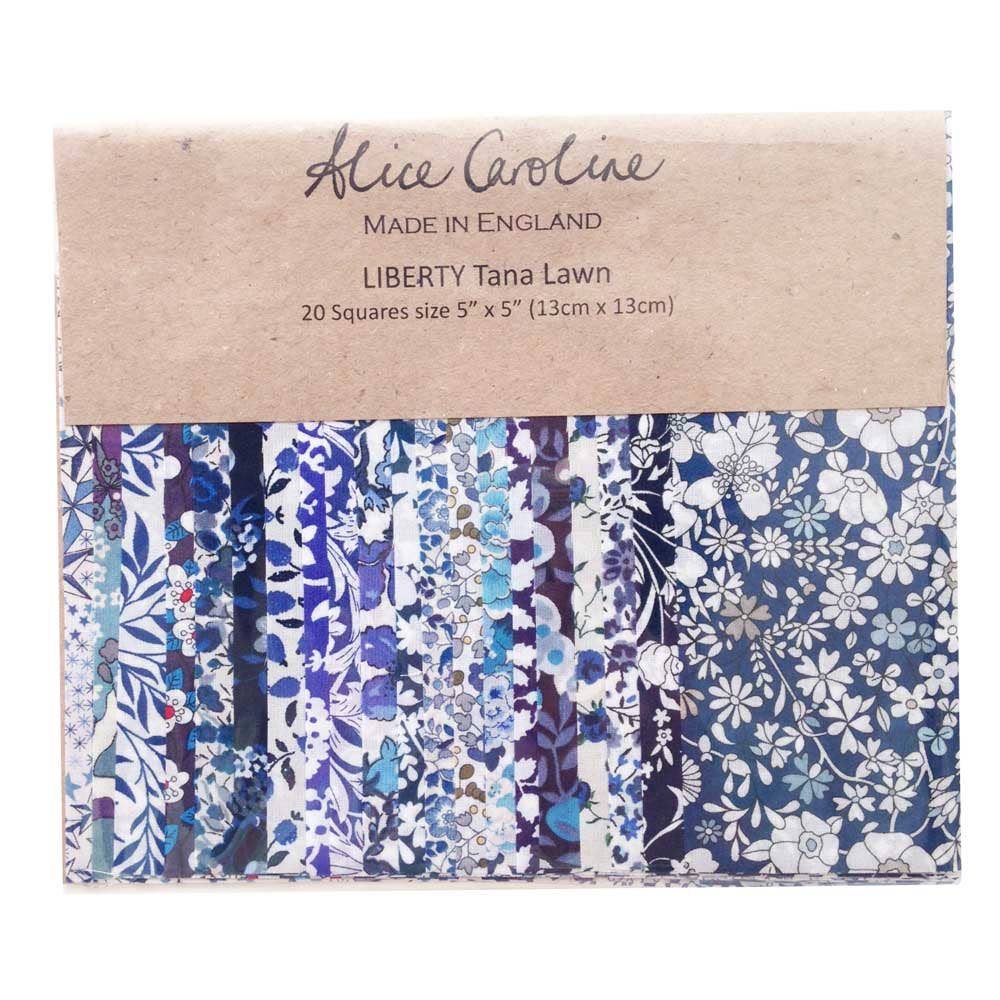 Liberty Tana Lawn® 5” Patchwork Square Kit – Pack of 20 Assorted Fabrics (ONLINE ORDER ONLY)