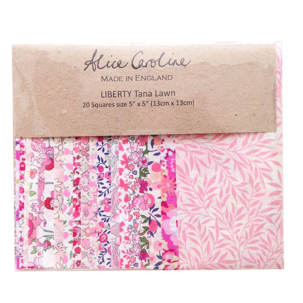 Liberty Tana Lawn® 5” Patchwork Square Kit – Pack of 20 Assorted Fabrics (ONLINE ORDER ONLY)